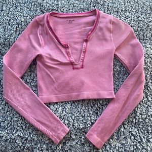 Urban outfitters go for gold seamless long sleeve top